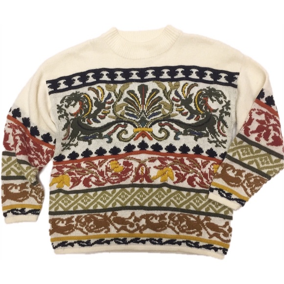 Vivian Wang Sweaters - VTG Kitty Hawk by Vivian Wang Sweater SZ M
